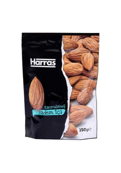 Kavrulmuş Badem İçi Premium Tuzlu Çıtır İthal Kuruyemiş Seti 4 Adet X 150 Gr 150 G