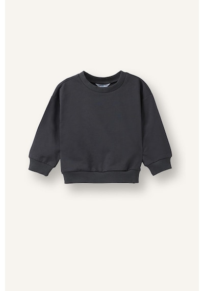 Defacto %100 Pamuk Regular Fıt Bisiklet Yaka Basic 2li Sweatshirt Set Erkek Bebek H8400a526auar31 Antrasit-ar31