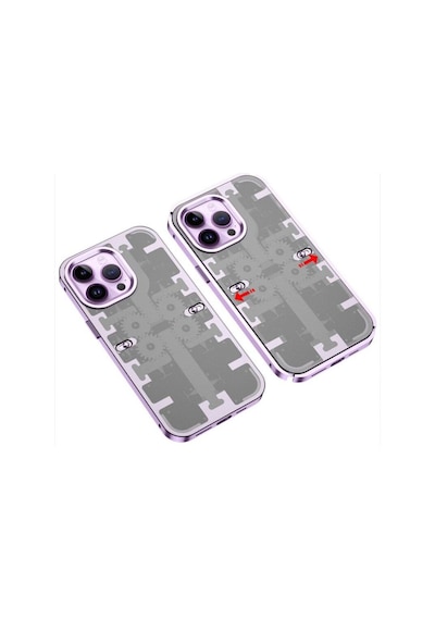 Apple İphone 14 Pro Max Kılıf Mekanik Bumper Kapak