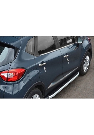 Ebal Otomotiv Renault Captur Krom Kapı Kolu 4 Kapı 2013  Üzeri P. Çelik Sensörlü