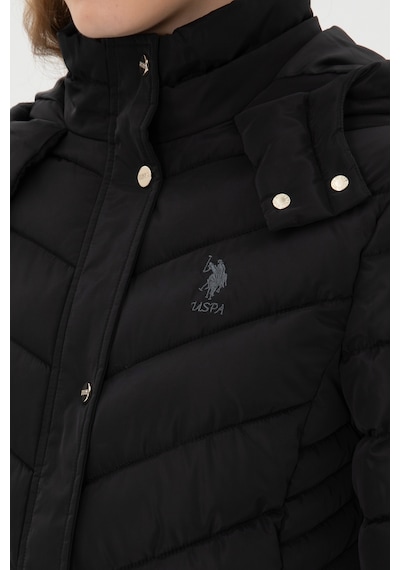 U.s. Polo Assn. Kadın Siyah Kaban 50312015-vr046 Siyah