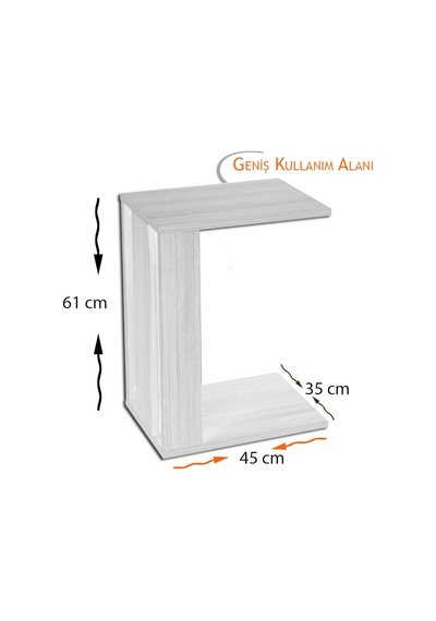 Pasifichome Pasific Home Sehpa Nil Cevizi