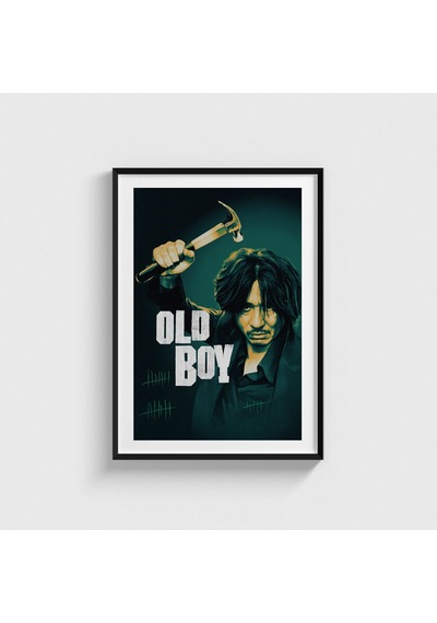 Oldboy 2003 Film Posteri Tablo Çerçeveli Poster Duvar Dekorasyonu Siyah Çerçeveli Tablo Siyah Çerçeveli Tablo Dn11d320sıyah