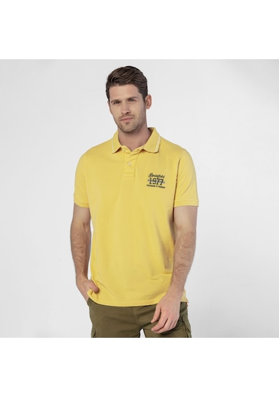 Routefield Paden Erkek Polo Tişört Sarı Sarı Sari Sarı