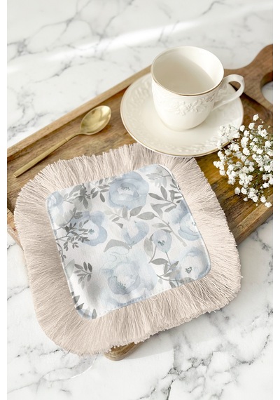 Pastel Çiçek Bahçesi Saçaklı Sunum Peçetesi - Su Grisi Bohem Şıklık Mavi Krem Bardak Altlığı Mendil Adaçayı Kiremit Pastel Çiçek Bahçesi Saçaklı Sunum Peçetesi - Su Grisi Bohem Şıklık Mavi Krem Bardak Altlığı Mendil Adaçayı Kiremit