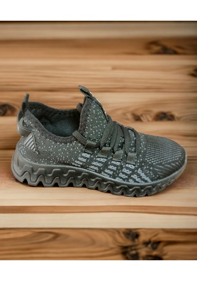 Ndrops Kids Sneaker Bağcıksız Ultra Hafif Ortopedik Spor Siyah
