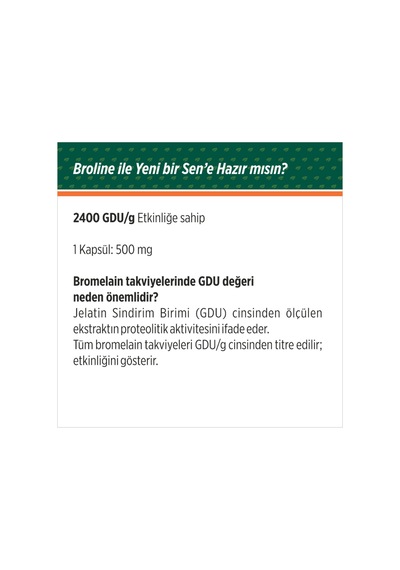 Hepaline 30 Tablet Ve Broline 30 Kapsül