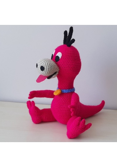Amigurumi Örgü Oyuncak Taşdevri Dino