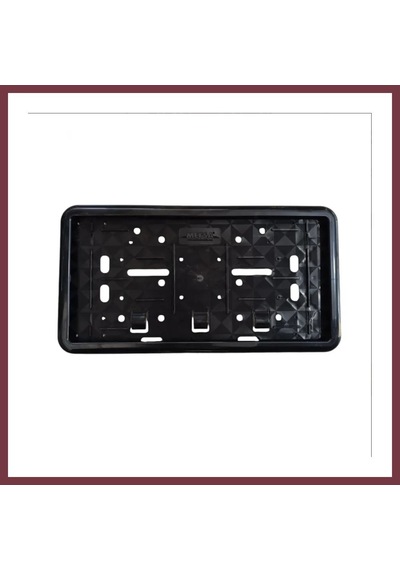 Storeşahin Çerçeveli Motosiklet Plakalık Plaka Altlığı Siyah 26x17cm 1 Adet Shn0720