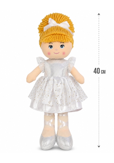 40 Cm Kanatlı Bez Balerin Bebek Yumuşak Peluş Kumaşlı Oyuncak Bebek 001