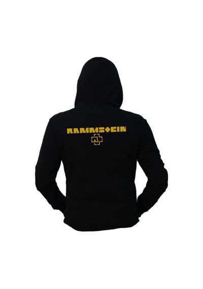 Startmore Zeit Rammstein Kapüşönlu Hoodie Siyah