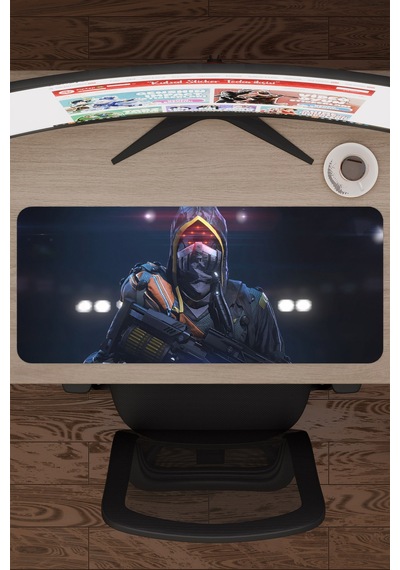 Killzone Kaymaz Dikişli Kauçuk Oyuncu Mousepad V5 - 70x30 Xl Gaming Mouse Pad Fare Altlığı