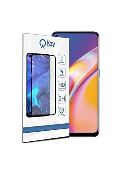 Oppo Reno 5 Lite İle Uyumlu Tam Kaplayan Temperli Ekran Koruyucu Cam