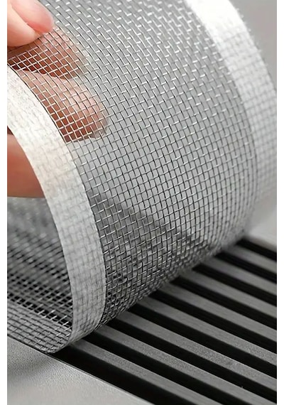 Portatif Tasarım Kesilebilir Gider Süzgeci Ve Sineklik Tamir Kiti 12 Cm 4 Metre Diğer