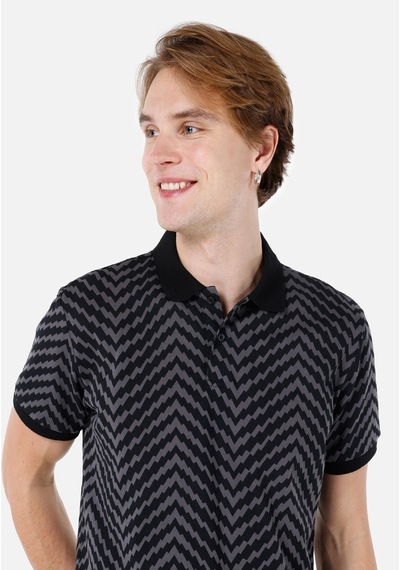 Colin's Colins Regular Fit Polo Yaka Erkek Siyah Kısa Kol Tişört Cl1068419 Q1.v1 Blk Siyah