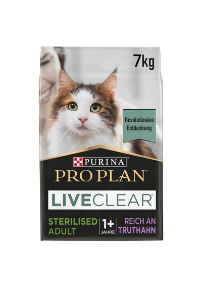 Live Clear Yetişkin Kısırlaştırılmış Kedi Maması Hindi Etli 7 Kg