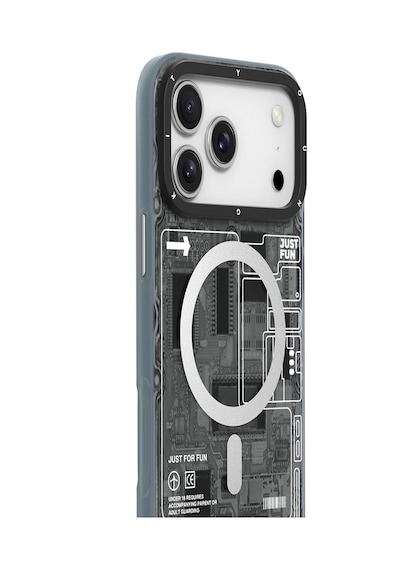 Apple Uyumlu iPhone 17 Pro Max Kılıf M-safeli Kamera Denetim Butonlu Youngkit Technology Seri Kapak Siyah Siyah
