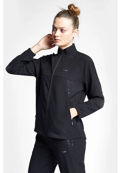 Lescon Kadın Antrenman Fermuarlı Sweatshirt 24b-2019 24btbp002019-siyah Siyah
