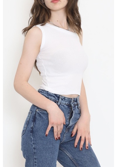 Mokashopin - Askılı Kaşkorse Atlet Beyaz - 18178.1723. 001