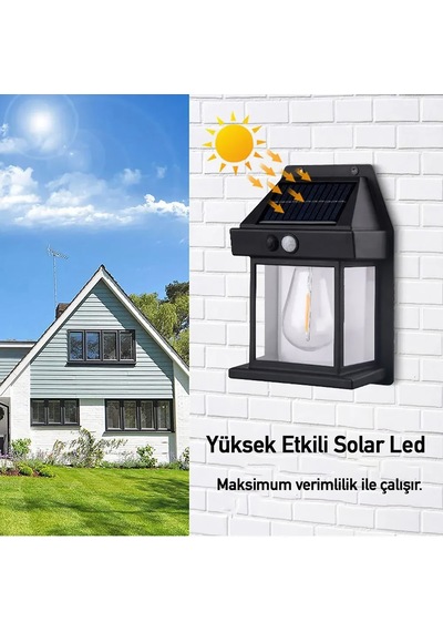 Robeve Solar Bahçe Aydınlatması Ip65 Su Geçirmez, Led Işık Güneş Enerjisiyle Çalışan, Ampül Solar Led Aydınlatma Dış Mekan Aydınlatması Gün Işığı