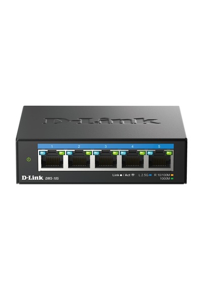 D-link Dms-105 5 Bağlantı Noktalı Çoklu Gigabit Yönetilmeyen Masaüstü Anahtarı