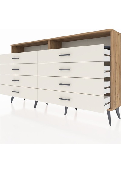 Arges Konsol 2 Raflı 8 Çekmeceli 176x30x99 Çam-antrasit/aytaşı Antrasıt/aytası - Atlas Çam Arges Konsol 2 Raflı 8 Çekmeceli 176x30x99 Çam-antrasit/aytaşı Antrasıt/aytası - Atlas Çam