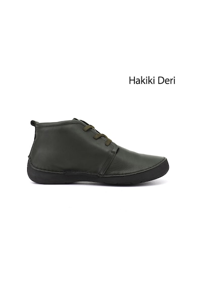 Gönderir Gönderi R Kadın Haki Antik Bağcıklı Hakiki Deri Comfort Bot Dkzb02842661