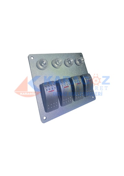 Marin 4'Lü Swıtch Panel 12X13,5 Cm