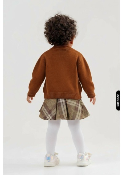 Xo Kids Kız Çocuk Elbise 9-36 Ay 1002 Kiremit