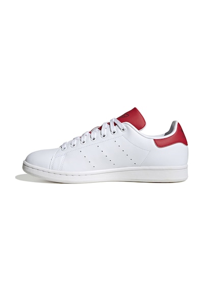 Id1979-e Adidas Stan Smıth Erkek Spor Ayakkabı Beyaz Beyaz - Bordo - Kırmızı