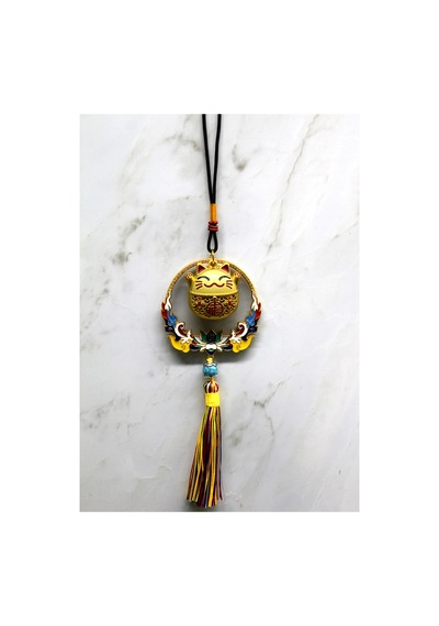 Renkli Püsküllü Şans Kedisi Feng Shui Askılık Alk4452 923847977