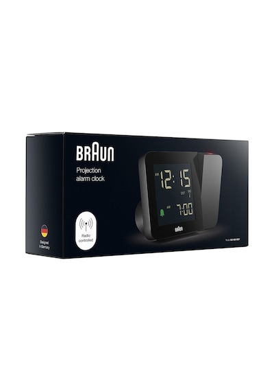 Braun Bc15b-dcf Dijital Projeksiyon Alarmlı Masa Saati Siyah