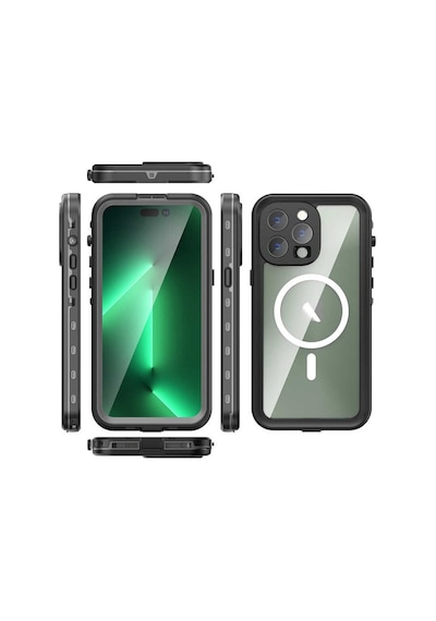 Apple Uyumlu iPhone 14 Pro Max Kılıf 1-1 Su Geçirmez Kılıf
