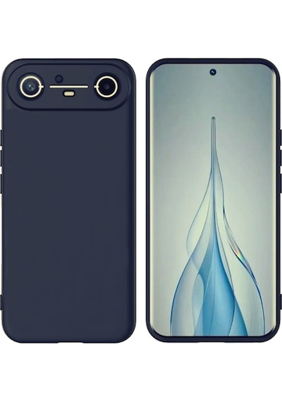 Adige Tecno Spark Slim 5g Kılıf Lansman İçi Kadife Silikon Lacivert