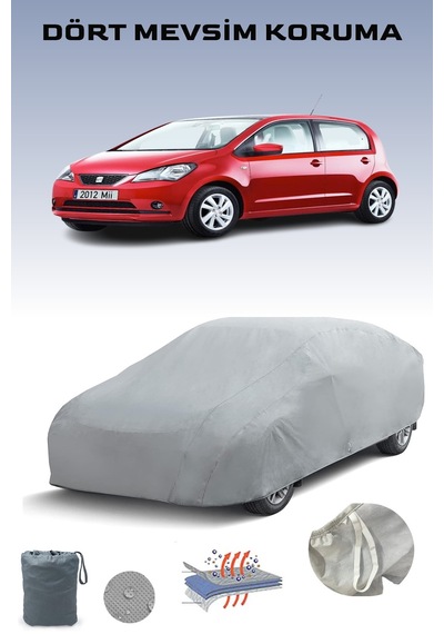 Seat Mii 5 Kapılı 2012 - 2019 Araba Brandası Oto Branda Gri