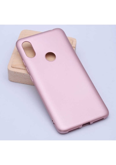 Kilifone - Xiaomi Uyumlu Mi 8 - Kılıf Mat Renkli Esnek Premier Silikon Kapak - Rose Gold