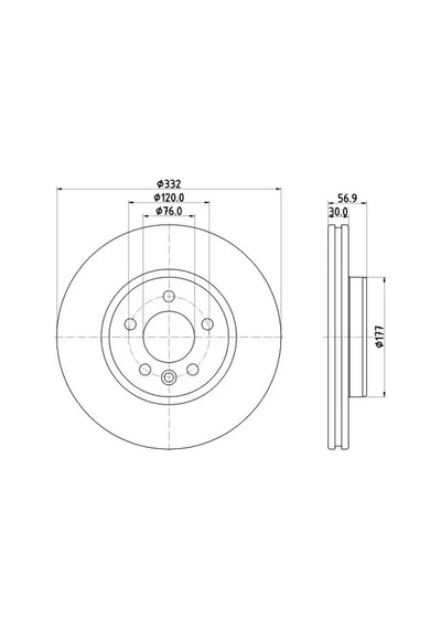 Vw Amarok Fren Diski On 2012-2020 Hella 8dd355132561 2adettir
