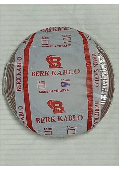 2.5 Mm Cca Nya Kahverengi Tam Kesit Tesisat Kablosu 100 Metre