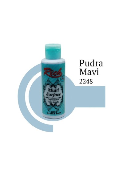 Mey İthalat Rich Multi Surface 2248 Pudra Mavi Akrilik Boya 120 Cc Belirtilmemiş