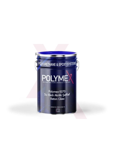 Polymex P-5070-su Bazlı Şeffaf Beton Cilası
