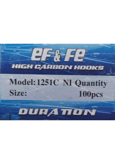 Effe-1251 Nı -2-3-4-5-6-7-8-9-10-Uzun Düz 100,Lü Paket