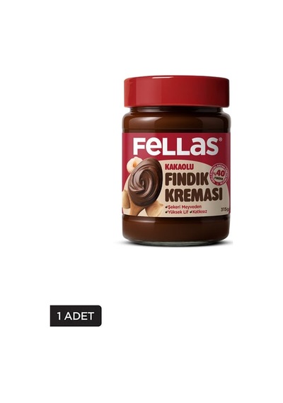 Fellas Kakaolu Fındık Kreması 315g 5'li Paket