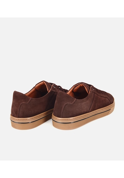 Hotiç Erkek Süet Deri Kahverengi Düz Spor Ayakkabı 02ayh319600a480 02ayh319600a480