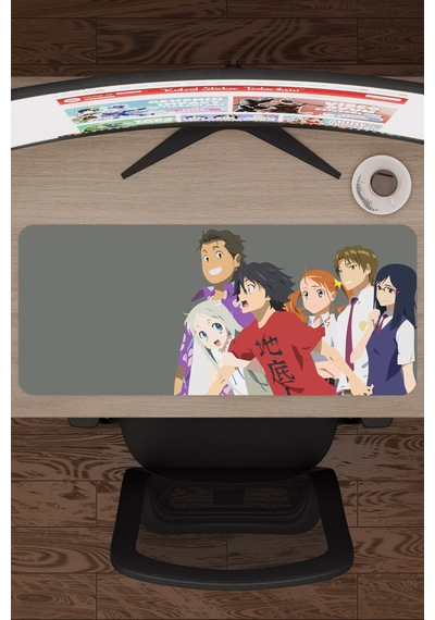 Anohana Anime V1 - 70x30 Xl Gaming Kauçuk Kaymaz Taban Mouse Pad Fare Altlığı