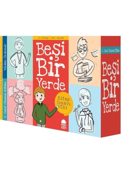 Mavi Kirpi 4. Sınıf Beşi Bir Yerde Hikaye Seti 10 Kitap