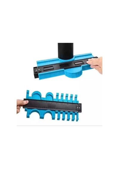 Zhltools Kontur Ölçüm Cihazı Ahşap Fayans Şekillendirme Kalıbı 24 Cm