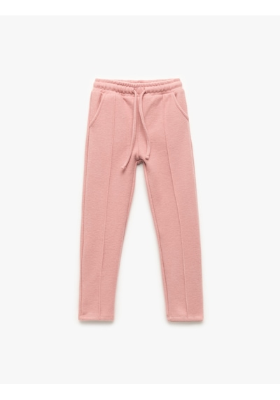 Koton Beli Lastikli Cepli Havuç Kesim Basic Pantolon Pembe 6wkg40027ak Gül