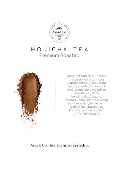 Asia&co Hojicha 50g %100 Saf Kavrulmuş Japon Yeşil Çay
