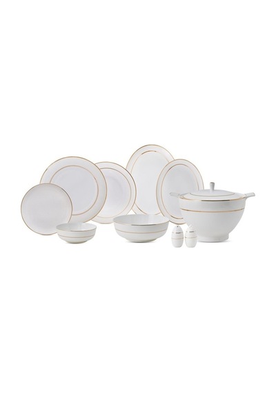 Aryıldız Glamour 60 Parça 12 Kişilik Yemek Takımı Altın