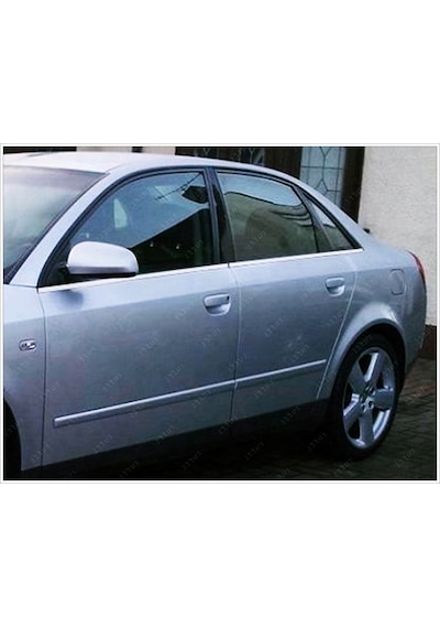 Audi A4 B6 B7 Krom Cam Çıtası 6 Prç 2000-2008 P. Çelik
